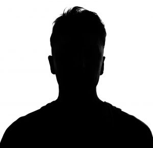 Male person silhouette